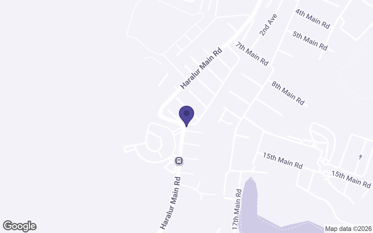Map of the streets around the Harlur store